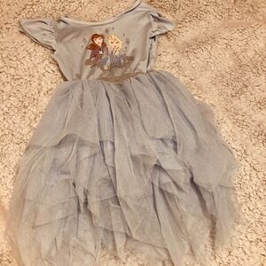 Disney Frozen Costume  & Dress Up Girls Size 2 T Ice Blue Halloween (no Cape)